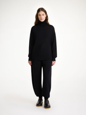 By Malene Birger Mohsen Turtleneck Sweater Strikkevarer Sort | DK_BB29219