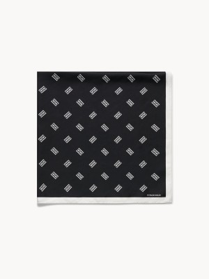 By Malene Birger Monnis Silk Tørklæder Sort | DK_BB52398