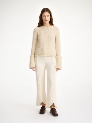By Malene Birger Nadihas High-waist Bukser Hvide | DK_BB43794