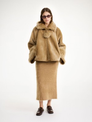 By Malene Birger Odellies Shearling Jakker Tannin | DK_BB49566