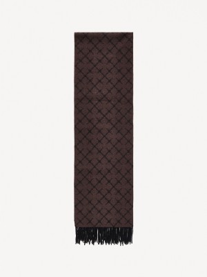 By Malene Birger Ortega Cashmere-blend Tørklæder Mørke | DK_BB99672