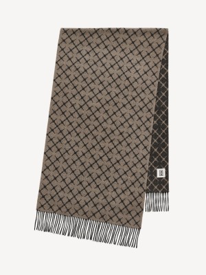 By Malene Birger Ortega Cashmere-blend Tørklæder Grå Brune | DK_BB98689