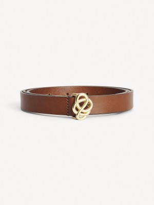 By Malene Birger Ouma Leather Bælter Mørkebrune | DK_BB47106