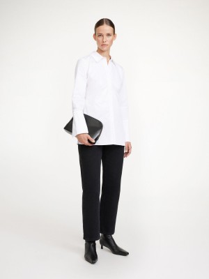 By Malene Birger Padano Organic Cotton Skjorte Hvide | DK_BB87615