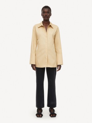 By Malene Birger Padano Organic Cotton Skjorte Mørke | DK_BB14818