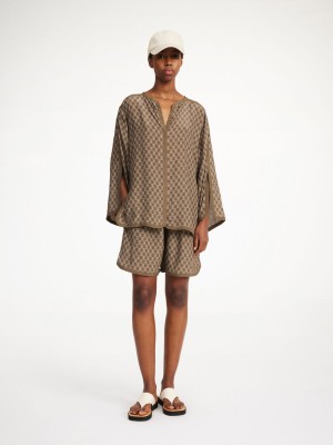 By Malene Birger Plazzo Blouse Skjorte Mono Lined 1DJ | DK_BB67880
