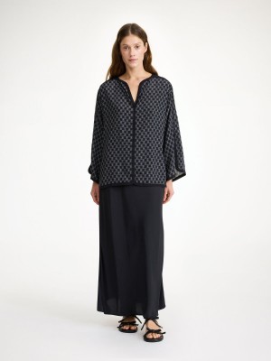 By Malene Birger Plazzo Blouse Skjorte Mono lined 050 | DK_BB54396