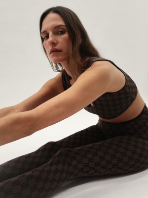 By Malene Birger Polene Athletic Leggings Bukser Mørke | DK_BB78354
