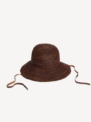 By Malene Birger Rafiah Straw Hat Andet Tilbehør Bison | DK_BB89536