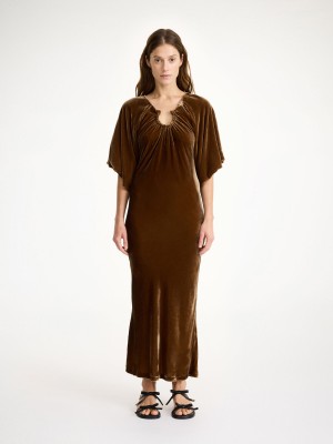 By Malene Birger Rosae Maxi Kjole Bison | DK_BB87053