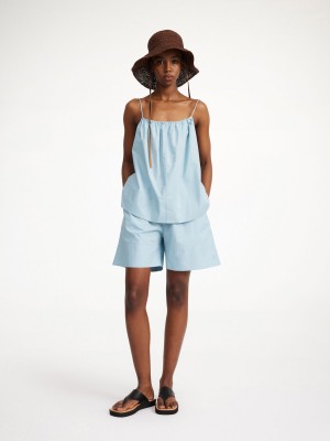 By Malene Birger Siona Shorts Blå | DK_BB96801