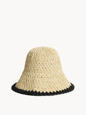 By Malene Birger Strawie Hat Andet Tilbehør Hvide Gul | DK_BB56733