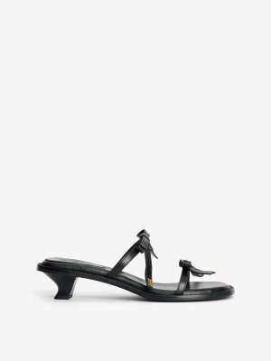 By Malene Birger Tianno Leather Sandals Sko Sort | DK_BB81260