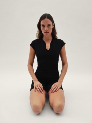 By Malene Birger Venazia Athletic Toppe Sort | DK_BB50980