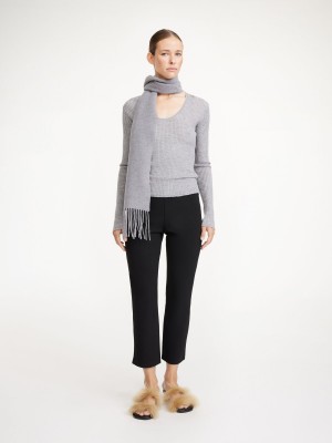 By Malene Birger Vilea Cropped Bukser Sort | DK_BB82644
