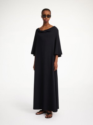 By Malene Birger Yalia Maxi Kjole Sort | DK_BB60558
