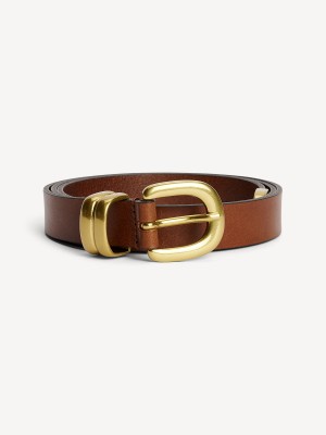 By Malene Birger Zoilo Leather Bælter Mørkebrune | DK_BB28979