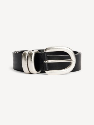 By Malene Birger Zoira Leather Bælter Sort | DK_BB46382